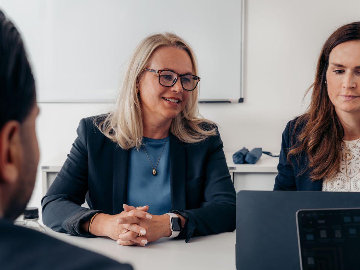 Klientmöte på Advokatbyrån Novum